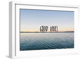 Good Vibes-null-Framed Art Print