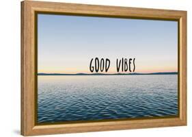 Good Vibes-null-Framed Stretched Canvas
