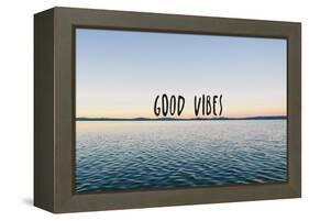 Good Vibes-null-Framed Stretched Canvas