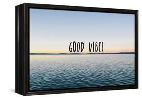 Good Vibes-null-Framed Stretched Canvas