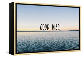 Good Vibes-null-Framed Stretched Canvas