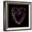 Good Vibrations - Hearts-Magda Indigo-Framed Photographic Print