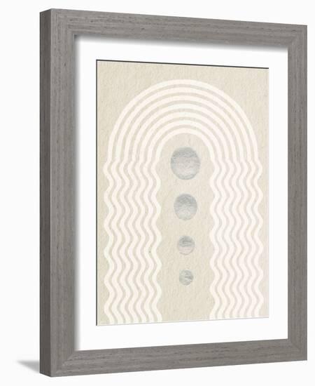 Good Vibrations I Neutral-Moira Hershey-Framed Art Print