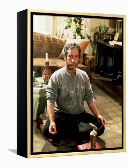 Goodbye Girl, Richard Dreyfuss, 1977, Cross Legged In Yoga Position-null-Framed Stretched Canvas