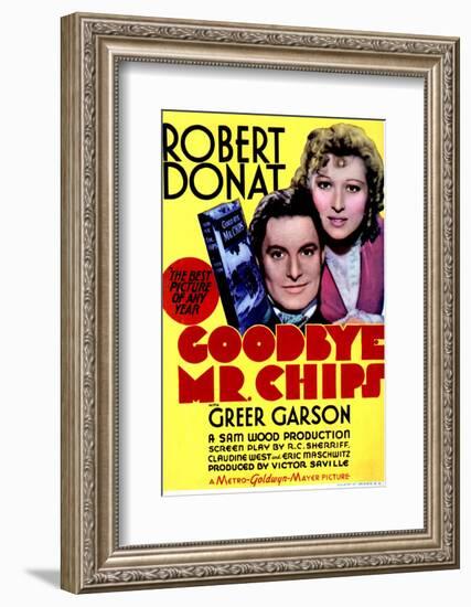 Goodbye, Mr. Chips - Movie Poster Reproduction-null-Framed Photo