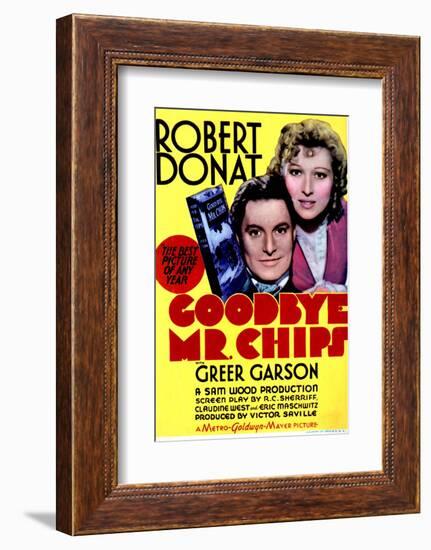 Goodbye, Mr. Chips - Movie Poster Reproduction-null-Framed Photo