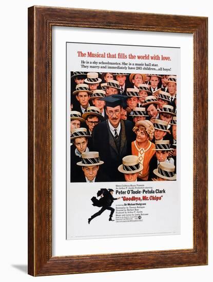 Goodbye, Mr. Chips, Peter O'Toole, Petula Clark, 1969-null-Framed Premium Giclee Print