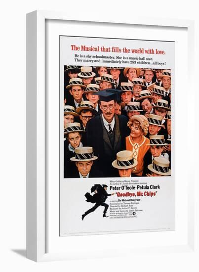 Goodbye, Mr. Chips, Peter O'Toole, Petula Clark, 1969-null-Framed Premium Giclee Print