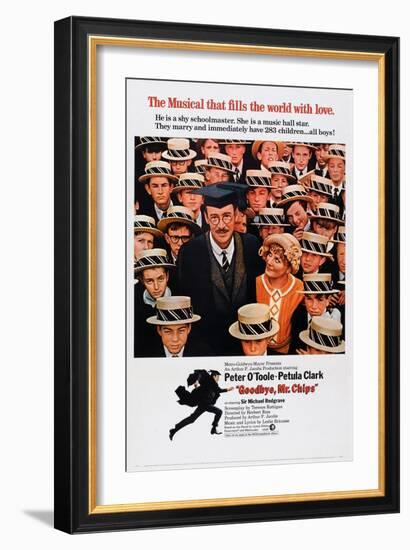 Goodbye, Mr. Chips, Peter O'Toole, Petula Clark, 1969-null-Framed Premium Giclee Print