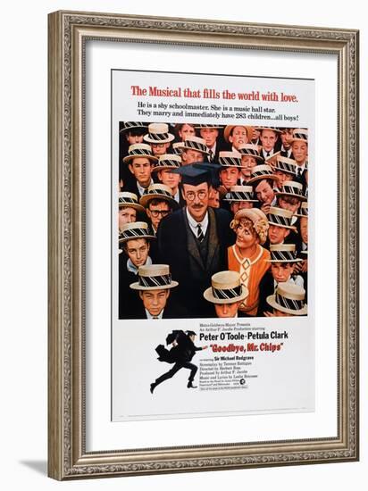 Goodbye, Mr. Chips, Peter O'Toole, Petula Clark, 1969-null-Framed Art Print