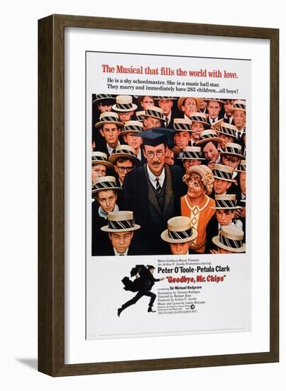 Goodbye, Mr. Chips, Peter O'Toole, Petula Clark, 1969-null-Framed Art Print