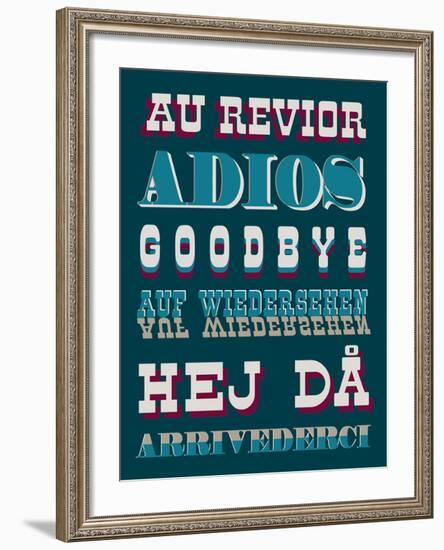 Goodbye-Tom Frazier-Framed Giclee Print