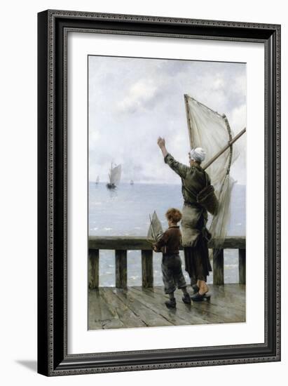 Goodbye-George-Jean-Marie Haquette-Framed Giclee Print