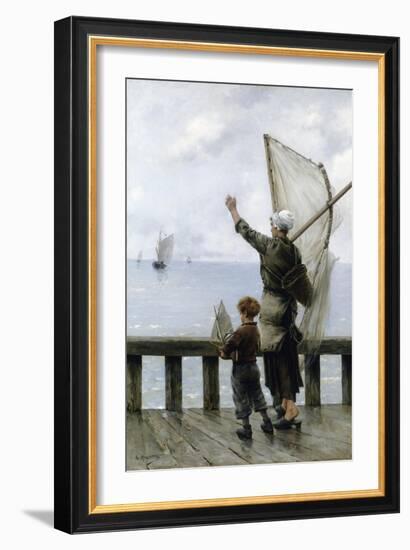 Goodbye-George-Jean-Marie Haquette-Framed Giclee Print