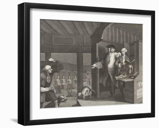 Goodchild as Foreman --William Hogarth-Framed Giclee Print