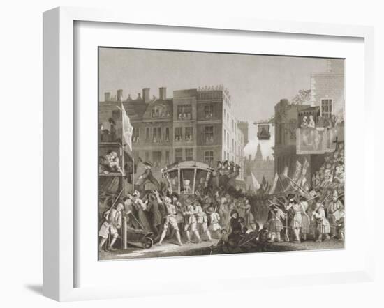 Goodchild as Lord Mayor-William Hogarth-Framed Giclee Print