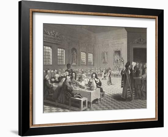 Goodchild in Guildhall --William Hogarth-Framed Giclee Print