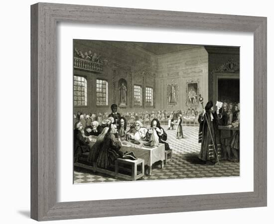 Goodchild in Guildhall --William Hogarth-Framed Giclee Print