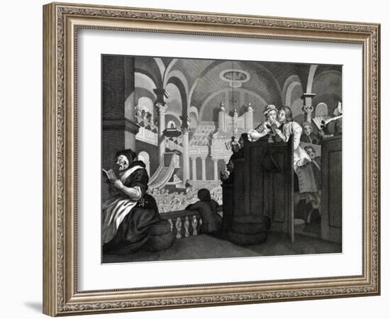 Goodchild 's Free Sunday-William Hogarth-Framed Giclee Print