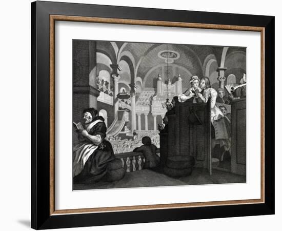 Goodchild 's Free Sunday-William Hogarth-Framed Giclee Print