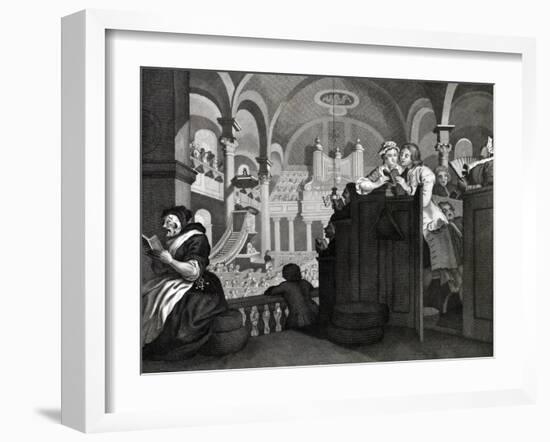 Goodchild 's Free Sunday-William Hogarth-Framed Giclee Print