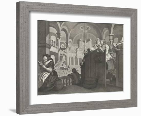 Goodchild's Free Sunday --William Hogarth-Framed Giclee Print