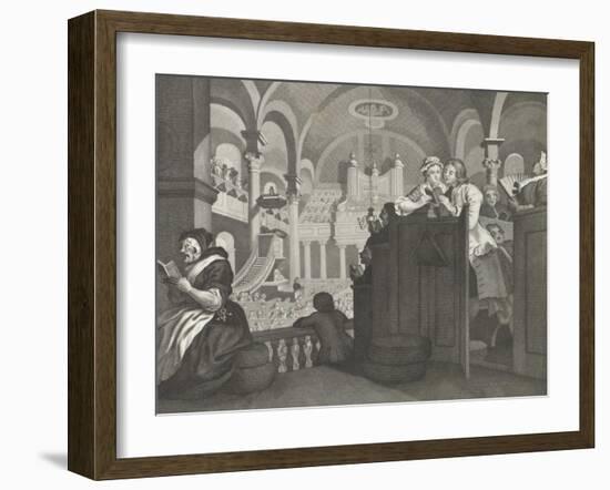 Goodchild's Free Sunday --William Hogarth-Framed Giclee Print