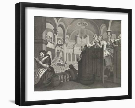 Goodchild's Free Sunday --William Hogarth-Framed Giclee Print