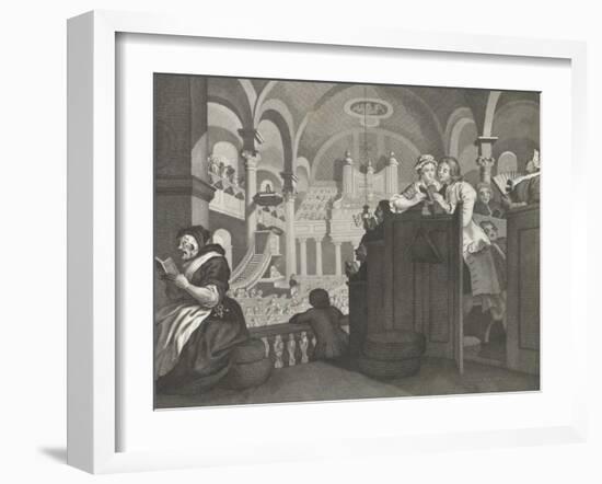 Goodchild's Free Sunday --William Hogarth-Framed Giclee Print