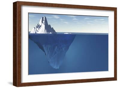 An Iceberg with Visible Underwater Surface' Photographic