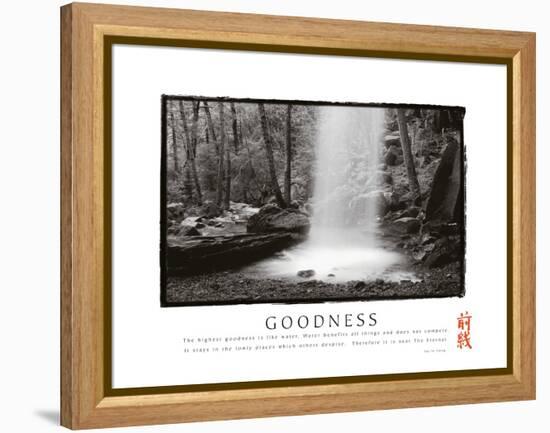 Goodness - Waterfall-Unknown Unknown-Framed Stretched Canvas