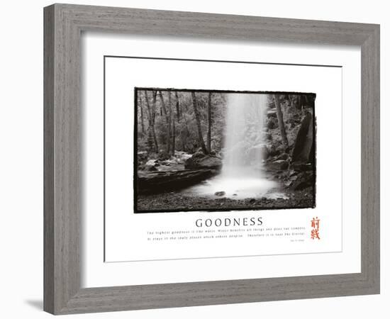 Goodness - Waterfall-Unknown Unknown-Framed Photo