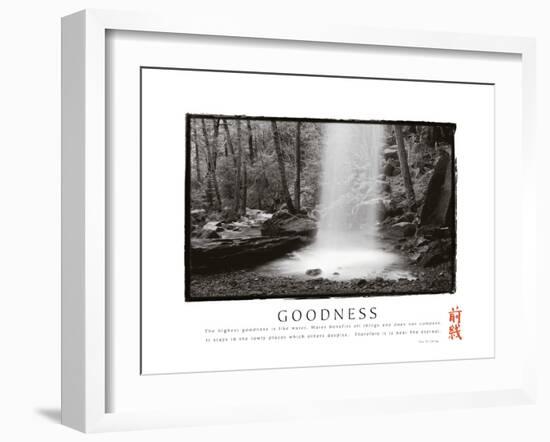 Goodness - Waterfall-Unknown Unknown-Framed Photo