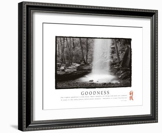 Goodness - Waterfall-Unknown Unknown-Framed Photo