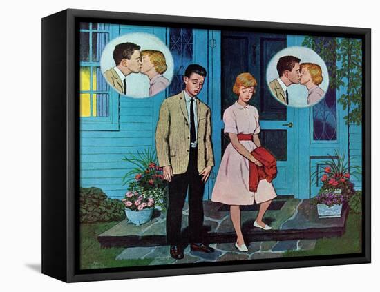 "Goodnight Kiss," July 28, 1962-Amos Sewell-Framed Premier Image Canvas