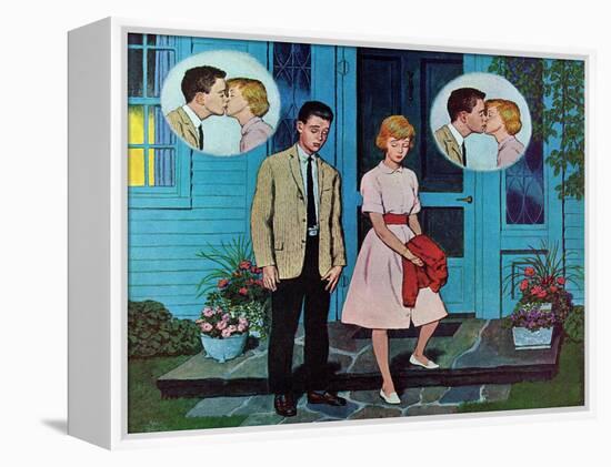 "Goodnight Kiss," July 28, 1962-Amos Sewell-Framed Premier Image Canvas