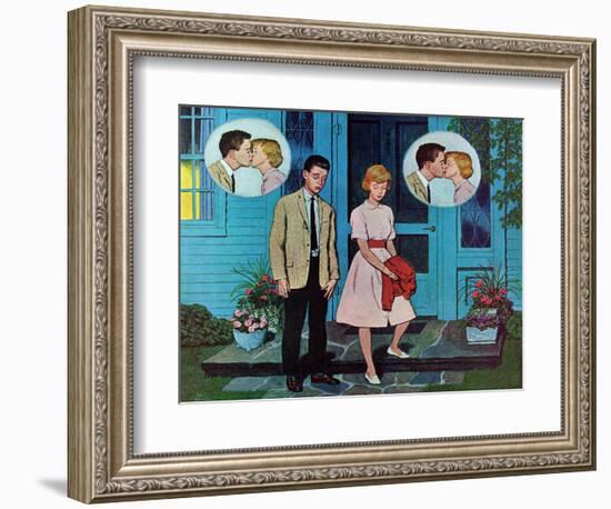 "Goodnight Kiss," July 28, 1962-Amos Sewell-Framed Giclee Print