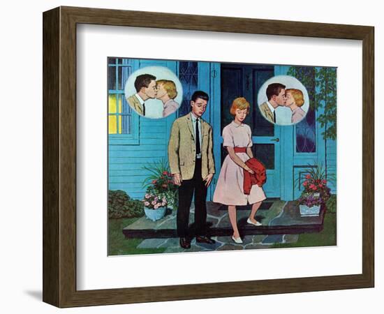 "Goodnight Kiss," July 28, 1962-Amos Sewell-Framed Giclee Print