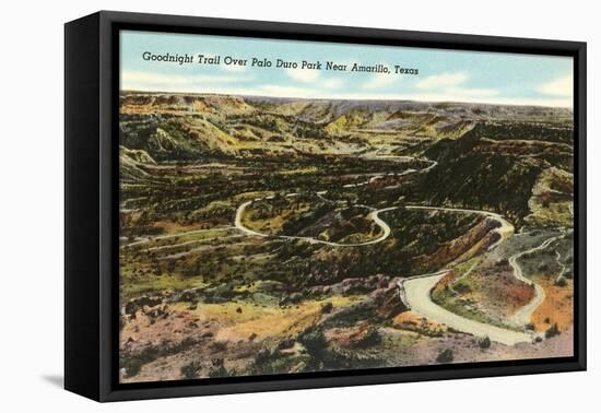 Goodnight Trail, Palo Duro Park, Amarillo, Texas-null-Framed Stretched Canvas