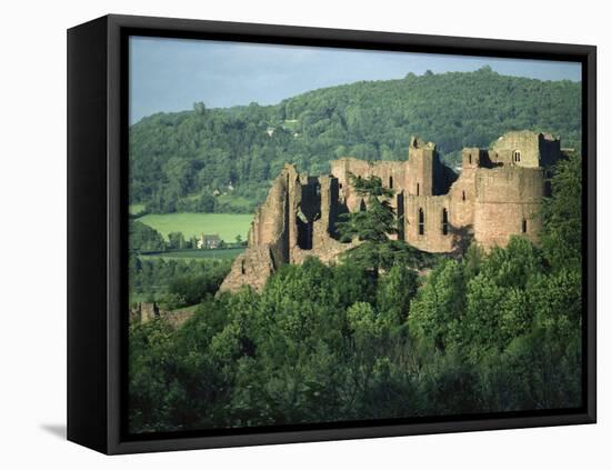 Goodrich Castle, Herefordshire, England, United Kingdom, Europe-Woolfitt Adam-Framed Premier Image Canvas