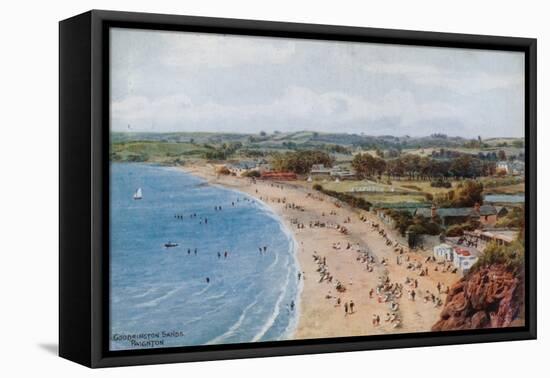 Goodrington Sands, Paignton-Alfred Robert Quinton-Framed Premier Image Canvas