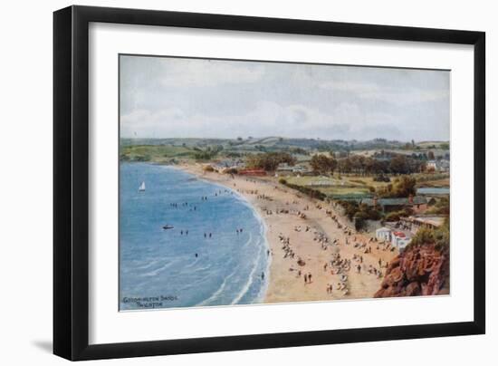 Goodrington Sands, Paignton-Alfred Robert Quinton-Framed Giclee Print