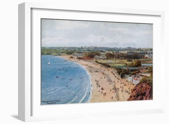 Goodrington Sands, Paignton-Alfred Robert Quinton-Framed Giclee Print