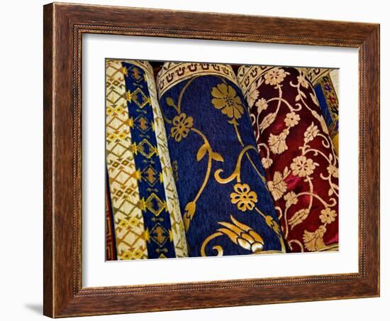 Goods at the Grand Bazaar, Istanbul, Turkey-Joe Restuccia III-Framed Photographic Print