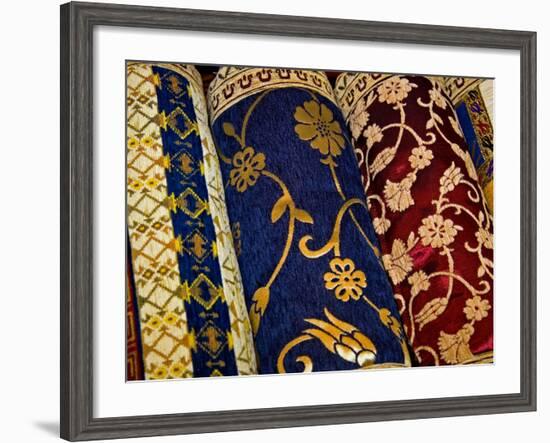 Goods at the Grand Bazaar, Istanbul, Turkey-Joe Restuccia III-Framed Photographic Print