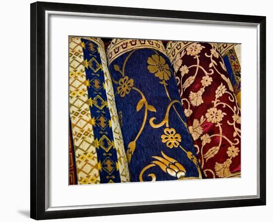 Goods at the Grand Bazaar, Istanbul, Turkey-Joe Restuccia III-Framed Photographic Print