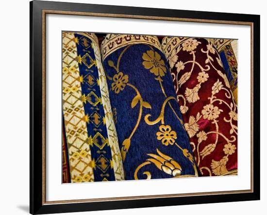 Goods at the Grand Bazaar, Istanbul, Turkey-Joe Restuccia III-Framed Photographic Print