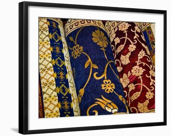 Goods at the Grand Bazaar, Istanbul, Turkey-Joe Restuccia III-Framed Photographic Print