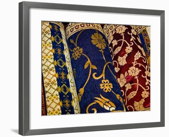 Goods at the Grand Bazaar, Istanbul, Turkey-Joe Restuccia III-Framed Photographic Print