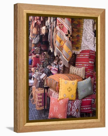 Goods in the Souks in the Medina, Marrakech, Morocco, North Africa, Africa-null-Framed Premier Image Canvas